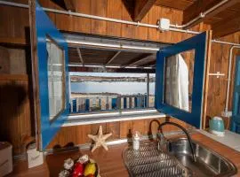 Cabin in front of idyllic majanicho beach