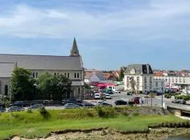 Vue dégagée sur le Wimereux , à 100m de la plage et du centre ville, exposition sud