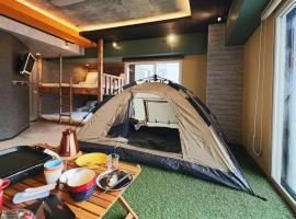 MolinHotels506-夏灯路を楽しむ定山渓ステイ-CampRoom, Hotel in Jozankei