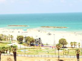 Best Beach View, Gym, Massage Chair, Low Fee For Off-Site Indoor Pool, Spa & Breakfast נוף ים מאלף, כיסא מסאז, חדר כושר, אפשרות לארוחת בוקר כשר, בריכה מקורה, וספא בתשלום ממש מוזל, serviced apartment in Ashkelon