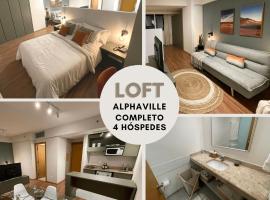 Quarto Comfort coração de Alphaville Piscina e Academia, hotel with parking in Barueri