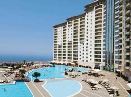 Gold city Alanya - 5 star two bedroom hotel apartment with full Sea view, resort in Alanya