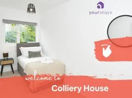 Colliery House, Modern 3 bed house, perfect for groups, heart of Newcastle-under-Lyme