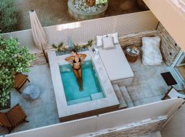 Sabbia Mini Pool Suites, cabaña o casa de campo en Preveza