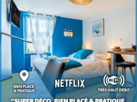 Le Roqueprins - Netflix/Wi-Fi Fibre/Terrasse, hotel v mestu Banassac