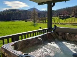 Cozy Cottage with Full View of the Mountains!, hotel en Blue Ridge