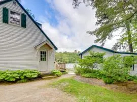 Waterfront Gray Home with Furnished Deck and Fire Pit!