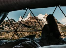 Patagonia Eco Domes, hotell i El Chalten