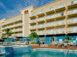 Hampton Inn & Suites Ocean City, viešbutis Ošen Sityje, netoliese – Ocean City pakrantės alėja