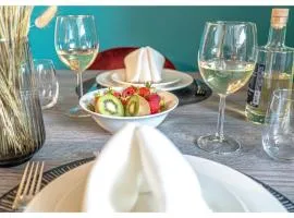 Le Cocon de la Cathédrale - Hypercentre Evreux - Jungle Chic - Vue sur l'Iton et Cathédrale