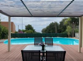 2 ROOMS with bath in this nice house, POOL, seaview, holiday rental sa Palafolls