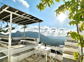 Restored traditional white house in Naxos, viešbutis mieste Filótion