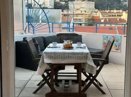 2P - terrasse - parking - plage