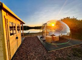 Beheiztes Bubble Tent am See - Sternenhimmel, lággjaldahótel í Wadersloh