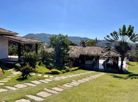 Chácara Mira Flores, casa rústica em Atibaia