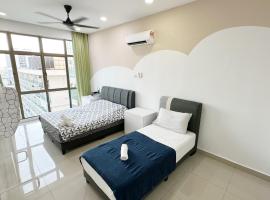Palazio Serviced Apartment in Mount Austin near Aeon IKEA Toppen HSI, acomoda&ccedil;&atilde;o com cozinha em Johor Bahru