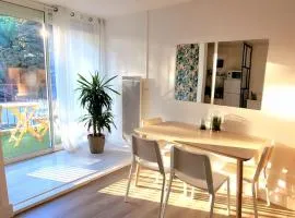 Superbe studio au calme à 8mn de la plage
