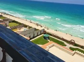 Panorama Apartment with a charming sea view near Alexandria and Burg ElArab Intl Airport with Free wifi شقة باطلالة ساحرة على البحر اول الساحل الشمالي
