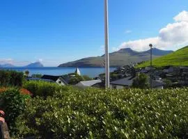 A pearl in the middle of Kvívík with a nice view