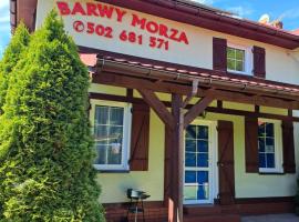 Barwy Morza - domki, hotel in Rowy