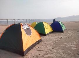 Jhoomke camping and water sports adventure, luxury tent in Auraiya