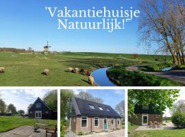 'Vakantiehuisje Natuurlijk! - nabij molen, meer, strand & stad', hotel v destinácii Hoorn