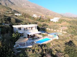 Villa Anasa - View & Private pool, cheap hotel in Plakias