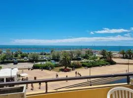 Sète vue mer linge fourni