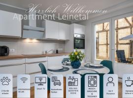 Apartment Leinetal mit Kamin, Seenähe, Terrasse, hotel in Northeim