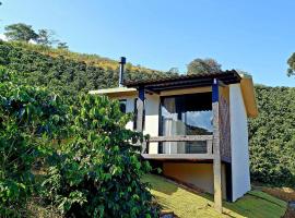 Hospedagem Bangalô Patrimônio da Penha, chalet i Divino de São Lourenço