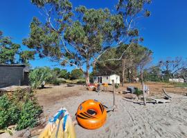 Mobil-home on the beach, campsite in Lucciana