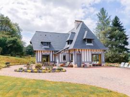 Magnifique maison avec piscine - proche Deauville, Honfleur, Pont l'Evêque, Lisieux – hotel w mieście Blangy-le-Château