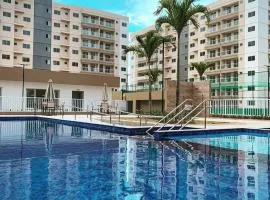 Aruana Azul 502 - Apto com AR, PISCINA, Varanda Integrada - Aluguel por Temporada