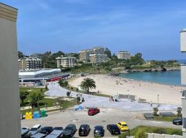 Ostende Beach View apartment, cheap hotel in Castro-Urdiales