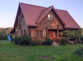 Najtańsze domki na Mazurach rezerwuj taniej tel 512-29O-43O rezerwacje tylko telefonicznie, holiday home in Krutyń