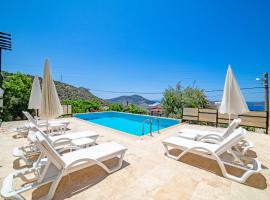 Villa Mira Kalkan -Close to City Center-, viešbutis Kaše