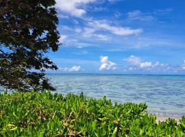 MOOREA - Fare Tiki Beach: Haapiti şehrinde bir tatil evi