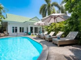 2BR Villa Baan Orchid, seconds to beach
