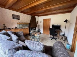 Gemütliche 2-Zimmer-Privat-Unterkunft mit Kamin in EFH, hotel in Spiegelberg