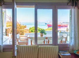 Tourlos Beachfront House in Mykonos, vila v destinácii Tourlos