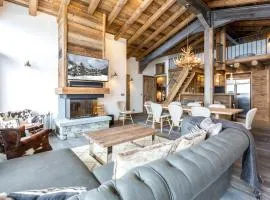 Appartement de luxe au dernier étage, matériaux nobles, résidence aux pieds des pistes, Val-d'Isère - FR-1-694-89
