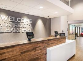 Hampton Inn & Suites Houghton, hotel s&nbsp;v&iacute;řivkou v destinaci Houghton