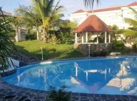 Spacious house with shared pool in Palmar, sea view.
