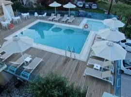 Passas Mare Apartments & Studios、ベニテスのキッチン付きホテル