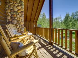 Remote Cedar City Cabin with Deck, Views, Fireplaces, hotel in Cedar City