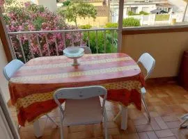 Studio lumineux près de la plage, 4 pers, parking privé, terrasse – Grau d'Agde - FR-1-423-287