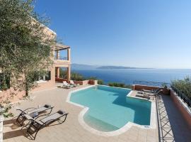 Agní에 위치한 호텔 Villa Kyma, Kaminaki Villas in Corfu With Private Pool And Spectacular Sea Views