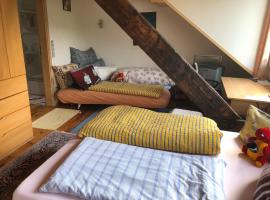 grosses Zimmer mit Bad und Garten in Privathaus hell, gemütlich, Massivholz, homestay in Winningen