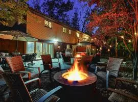 Outdoor Entertainment Space Family Poconos Home