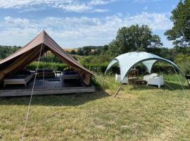Tente canadienne - 3 pers, campsite in Walcourt